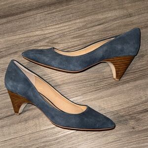 Elegant Blue Women's Heels